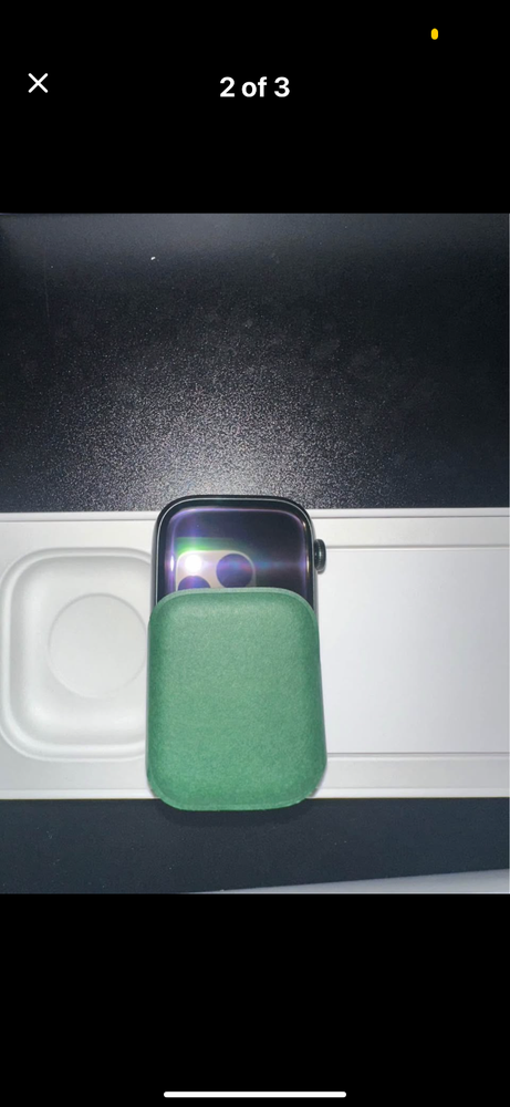 Apple Watch Series 7 45mm Green Aluminum GPS + Cellular with Green Sport Band MKJ93LLA