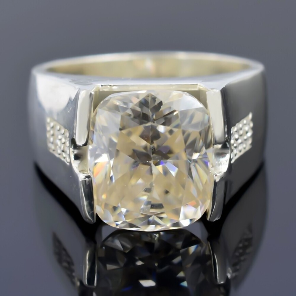 3.50 Ct Certified White Diamond Ring in 925 Silver Christmas Gift for Her