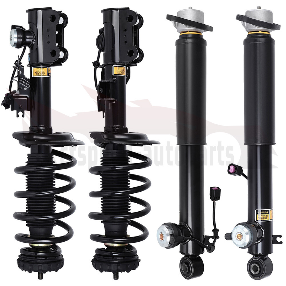 4PCS Shock Absorber Struts Assys For 2010-2016 Cadillac SRX w/ Damper Control