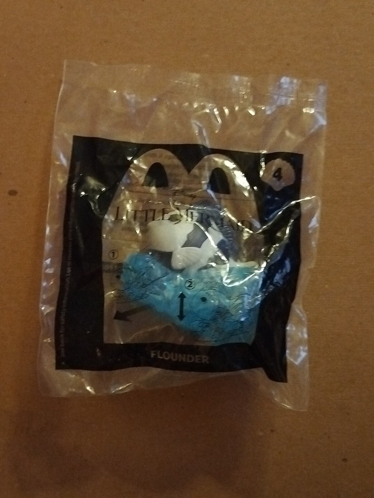 Lot Of 7 2023 McDonald’s Happy Meal Toy Disney The Little Mermaid MAX Toys. New