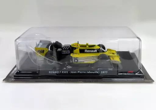 Minicar 1/24 Renault Rs01 1977 Elf Yellow Black Silver Big Scale F1 Collection