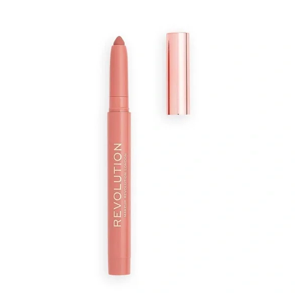 Makeup Revolution Velvet Kiss Lip Crayon in ICON - Soft Matte Finish