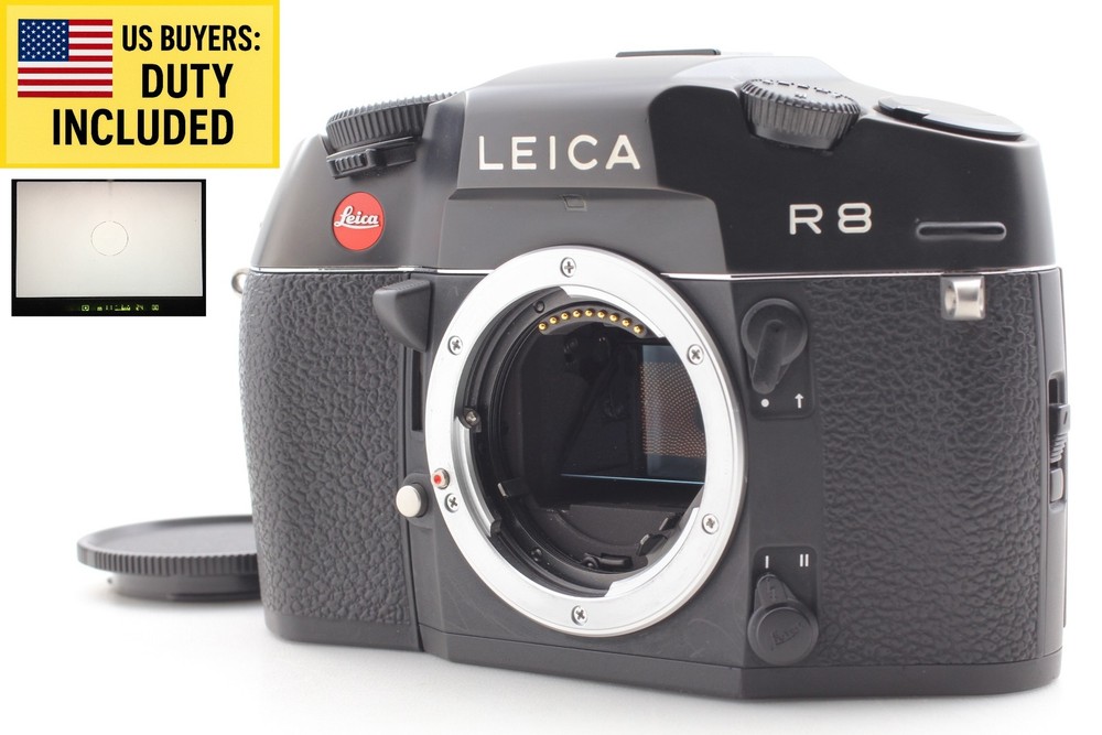 [N MINT+++] Leica R8 Black 35mm SLR Film Camera Body R Mount from JAPAN
