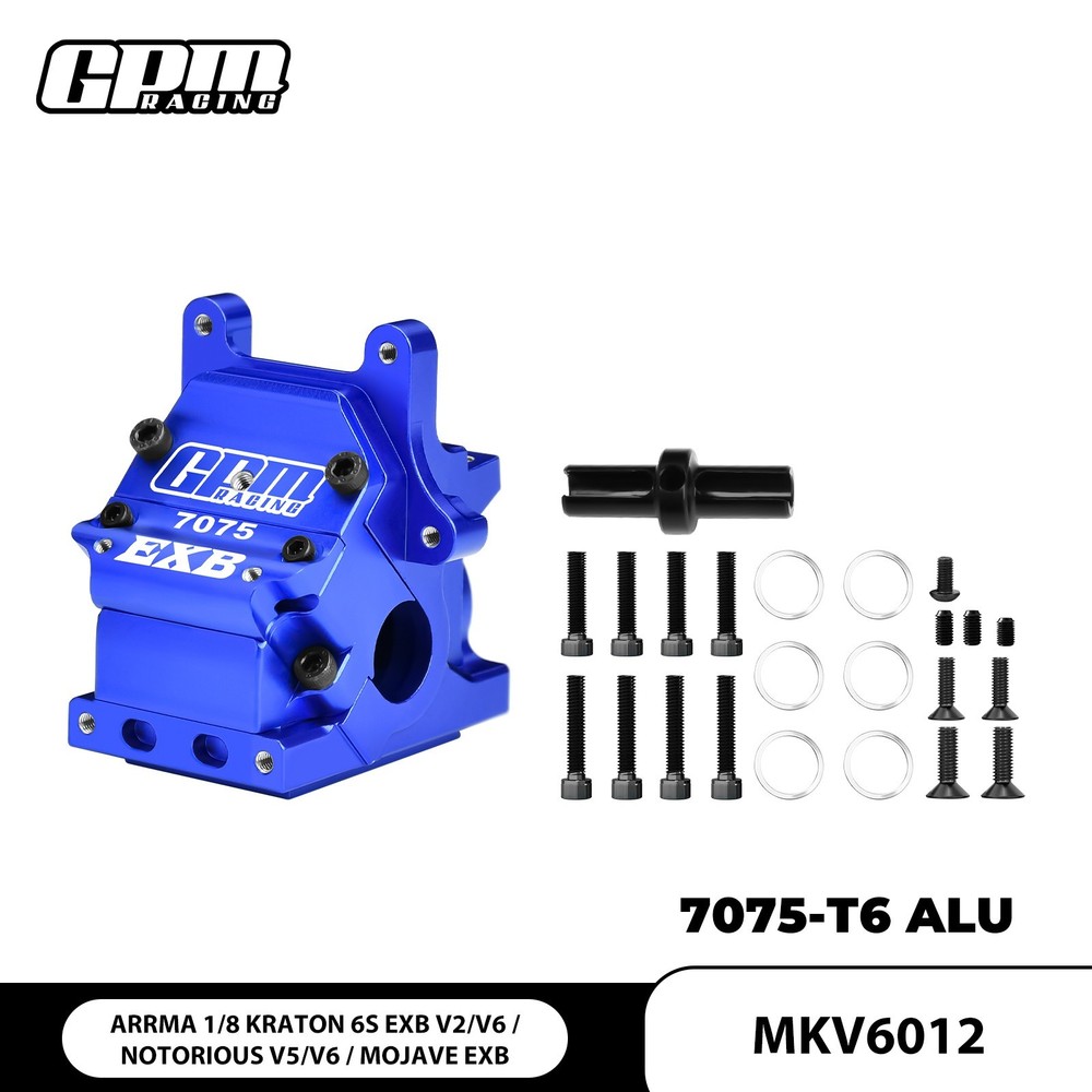 GPM 7075 Alu Front/Rear Gear Box ARRMA 1/8 Kraton 6S EXB V2 V6 Notorious Mojave