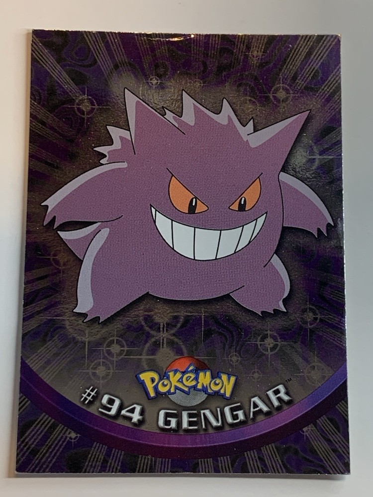 2000 Topps Pokemon TV Series 2 #94 Gengar Silver Foil Trading Card