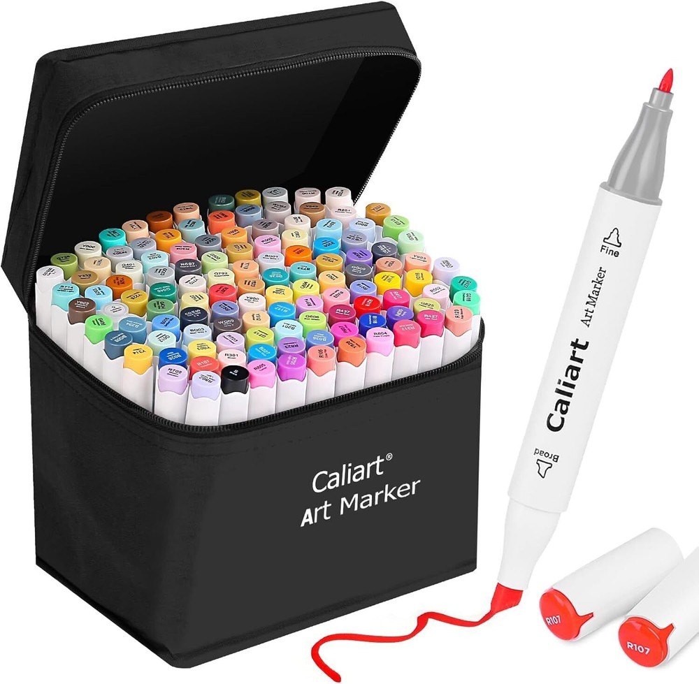 121-Color Dual Tip Art Markers Sketch Pens for Easter Gifts