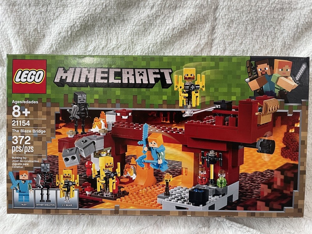 LEGO Minecraft The Blaze Bridge 21154 Building Set
