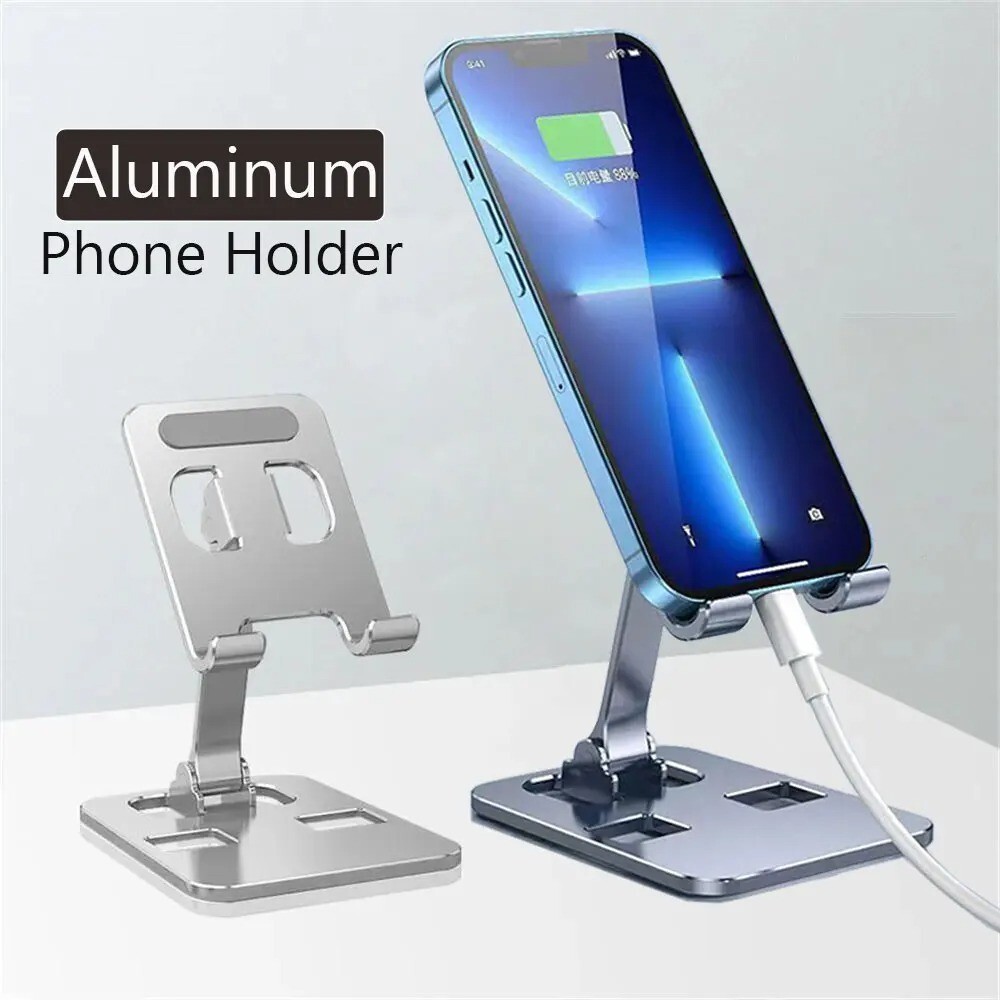 Universal Metal Desk Tabletop Phone iPad Tablet Stand Holder Foldable Hot Sale