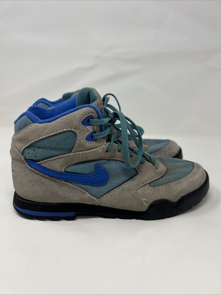 Vintage Nike ACG Suede Hiking Boots Size 8 Blue 920406