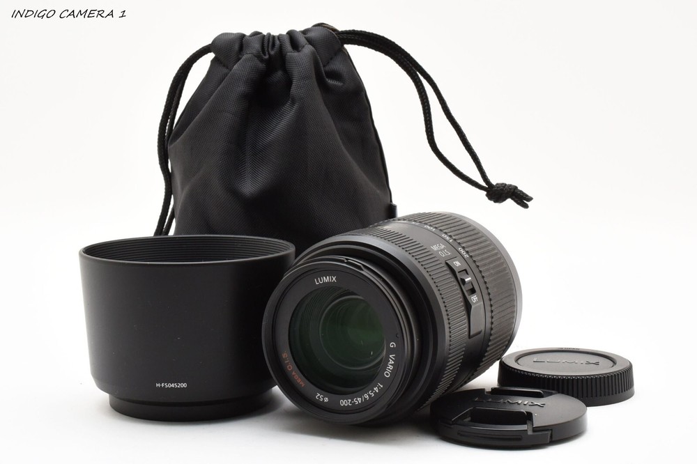 Panasonic LUMIX G VARIO 45-200mm F4-5.6 MEGA OIS Lens - Excellent+ Condition #BC2423779