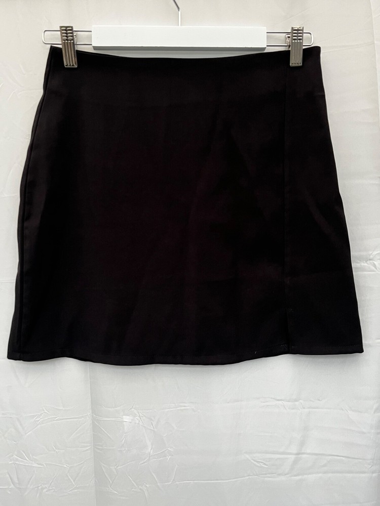 Women's Black Pencil Straight Skirt Size 8 Polyester