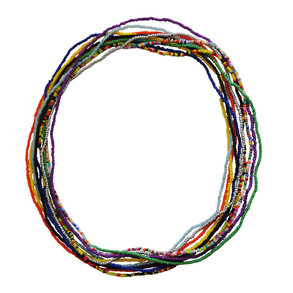 10 Colorful Beaded Body Chains for Women - Waist & Belly Necklaces