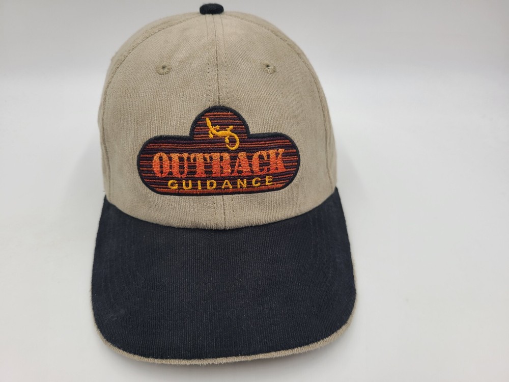 Vintage Outback Guidance GPS K-Products Snapback Hat Cap Men Women Beige Black