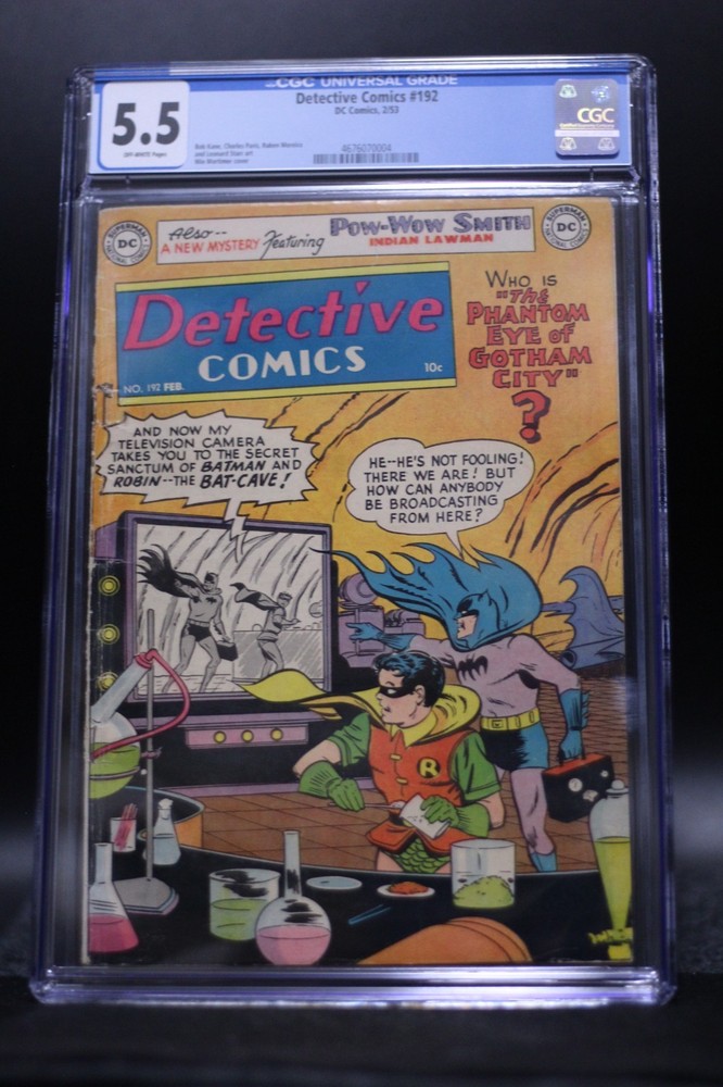 Detective Comics (1937) #192 Win Mortimer Batman & Robin CGC 5.5 Off-White Pages