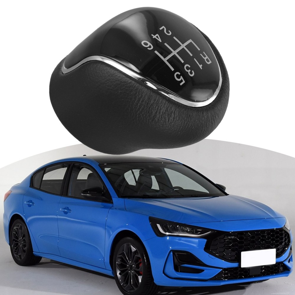 Black Gear Shift Knob for Ford For Mondeo For SMAX For CMAX For Focus 6 Speed