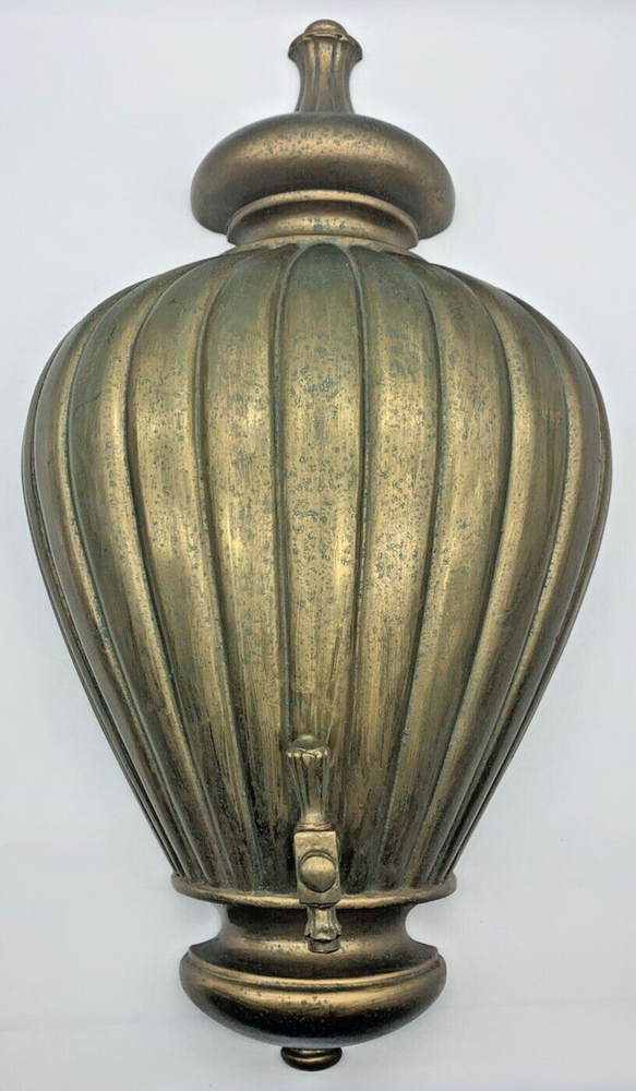 Vintage Westwood Chadwick Fluted Lavabo Wall Fountain 21” MCM Mid Century Brass