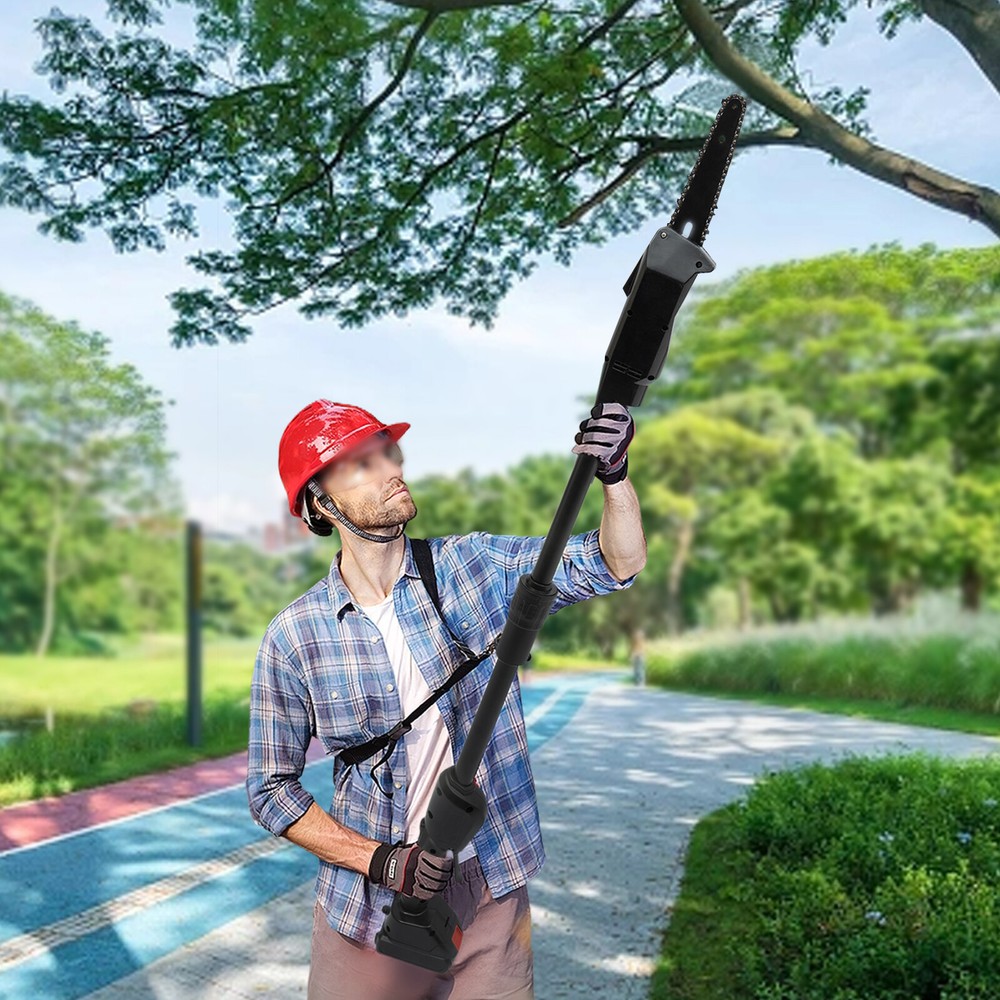 Cordless Extendable Electric Pole Chainsaw for Tree Trimming and Pruning