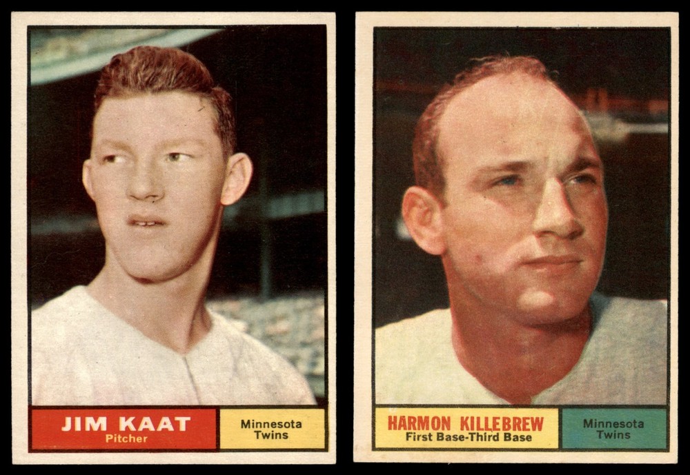 1961 Topps Minnesota Twins Team Set 6 - EX/MT 6909723