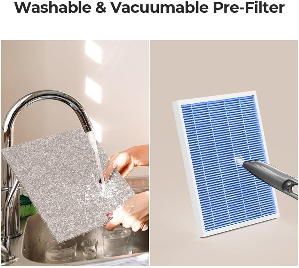 Powerful H13 True HEPA Air Purifier for Large Rooms and Bedrooms