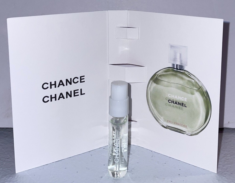 CHANEL CHANCE EAU FRAICHE EDT 1.5ml PERFUME SPRAY SAMPLE VIAL/ + Free Sample