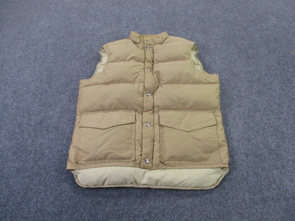 Woolrich Vest Jacket Men L Puffer Down Hiking Outdoor Quilted Camping Fishing