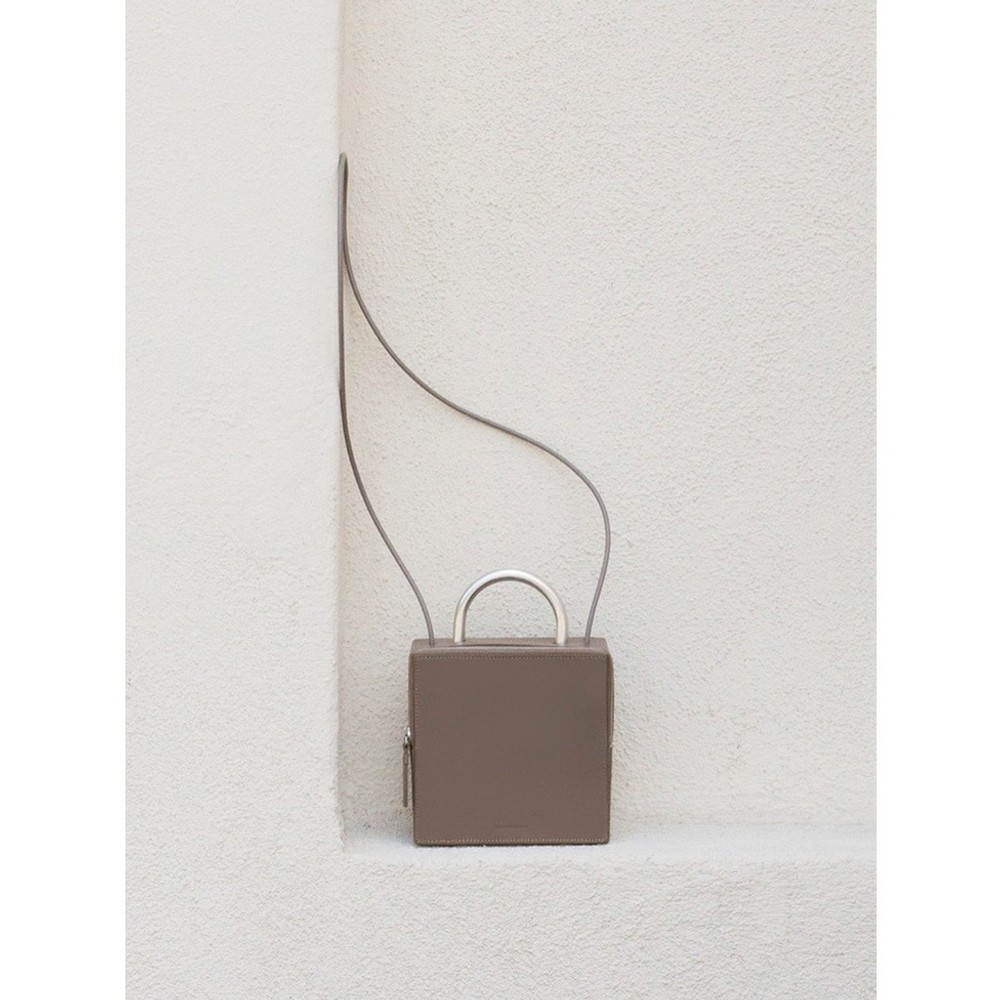 Building Block Box Bag Grey Color