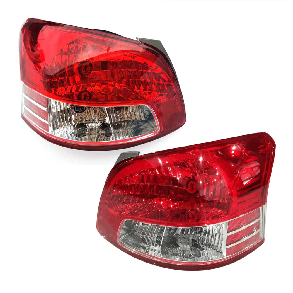 Set Pair of LH+RH Tail Light Rear Lamp For 2007-2012 Toyota Yaris Sedan 4-Door