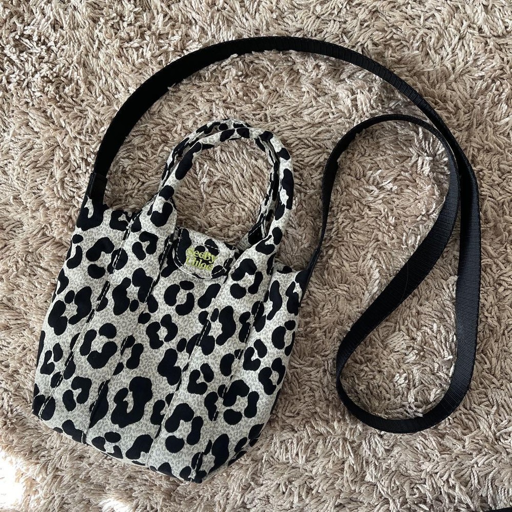 See By Chloe Laetizia Mini Crossbody Tote in Leopard Print