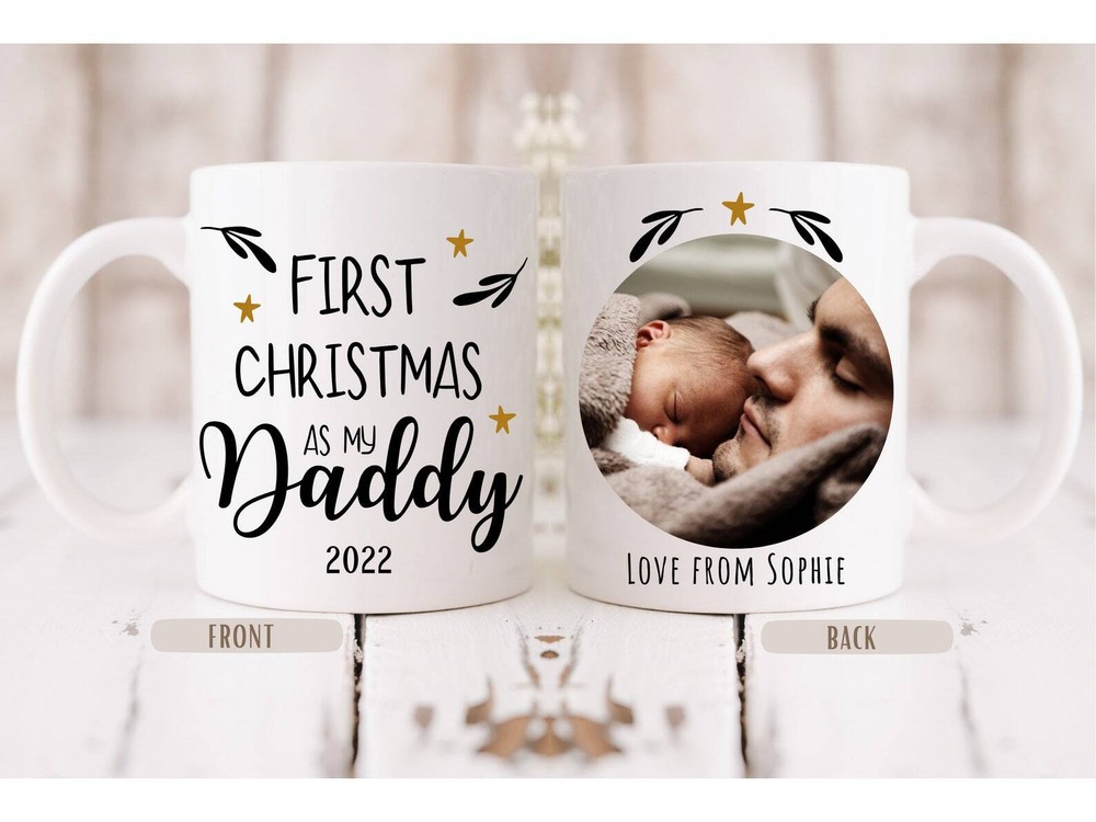 Personalised Baby's First Christmas Gift for Daddy 2022
