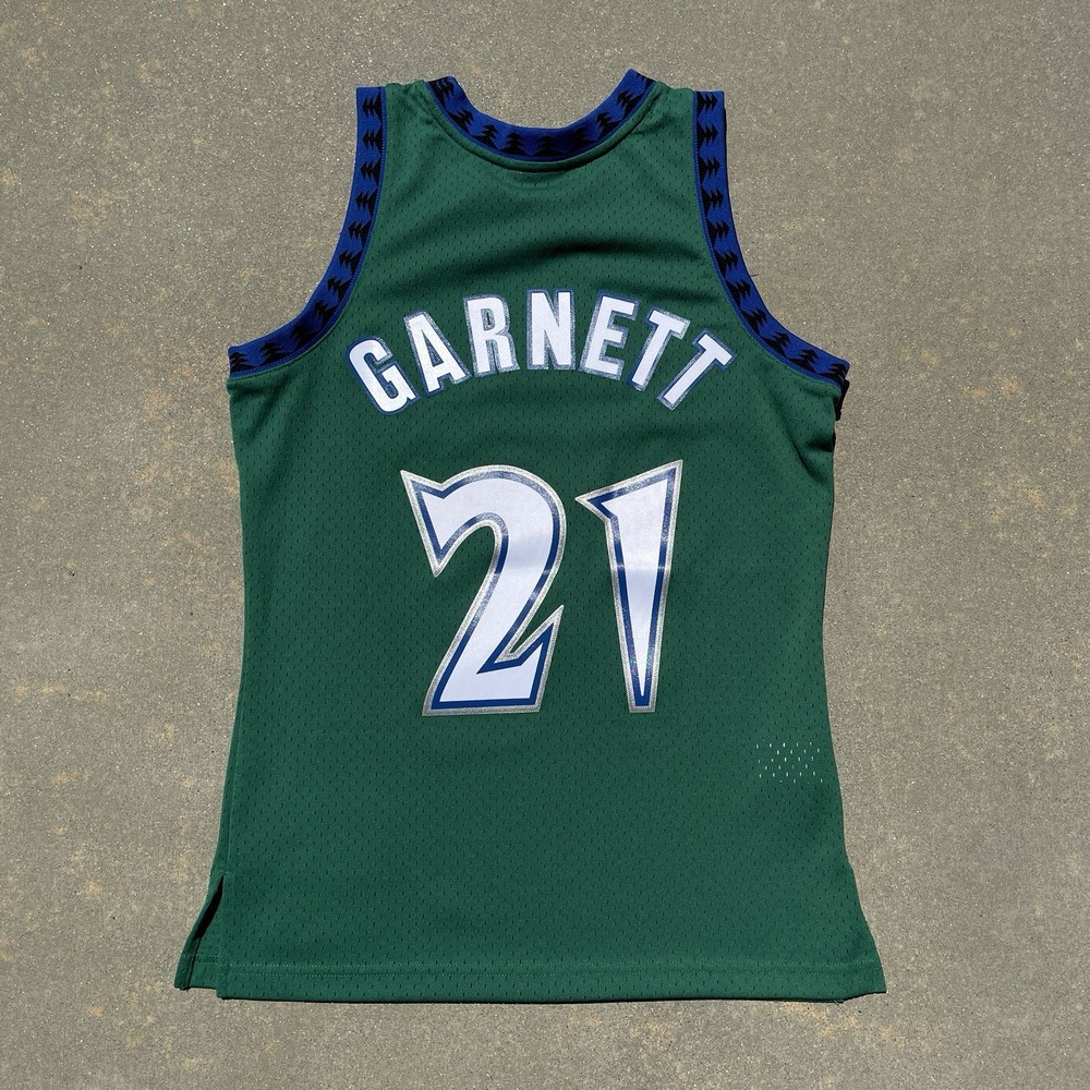 Kevin Garnett Timberwolves Mitchell & Ness NBA Small Jersey 1999-00 Green NWT