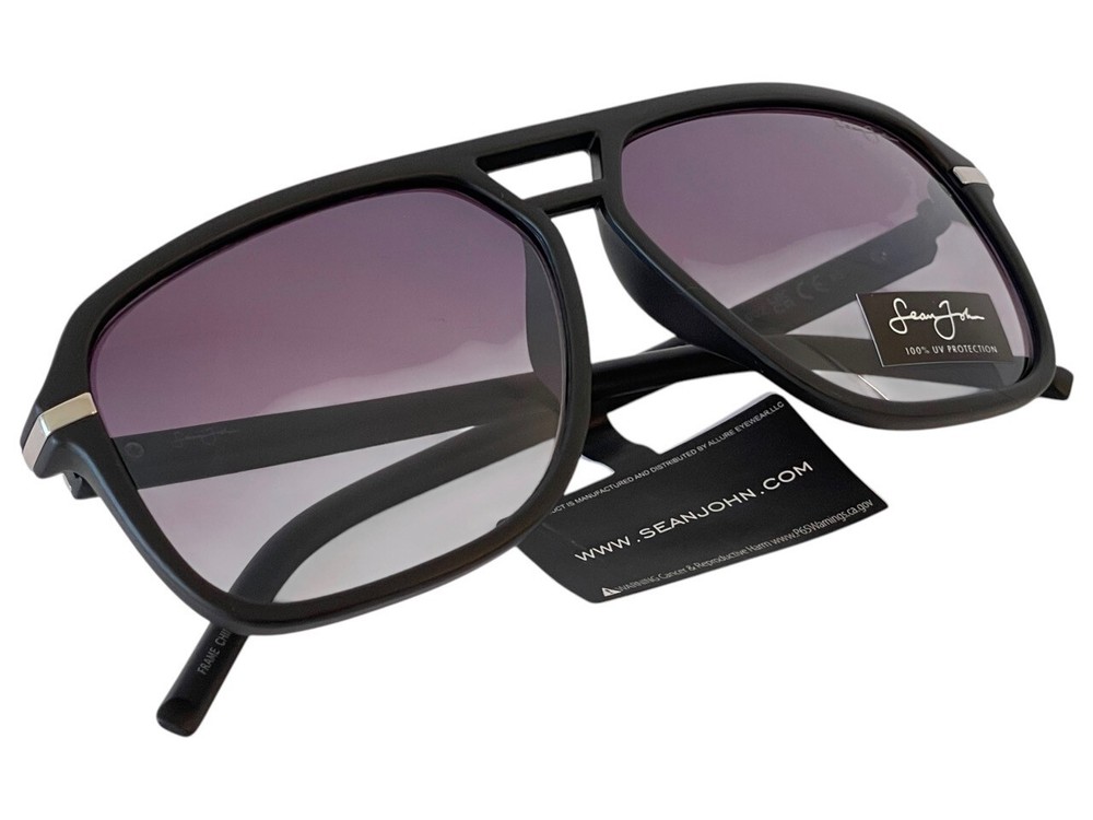 Men's Sean John Sunglasses Cool Dark Large Lenses Fashion Pilot Miami Style New