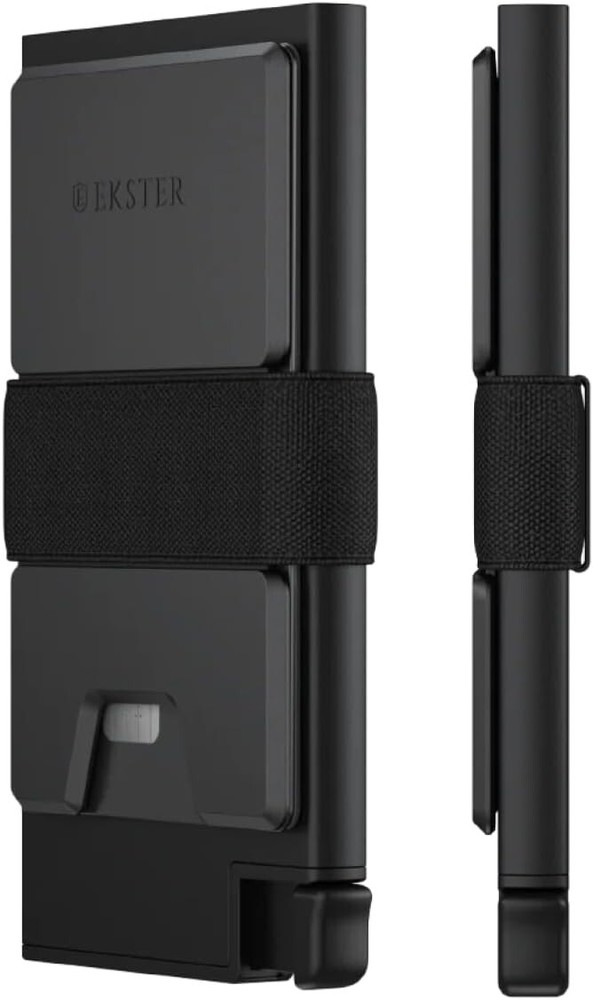 AUTHENTIC Ekster Aluminum Card Holder Wallet - Black - New SEALED