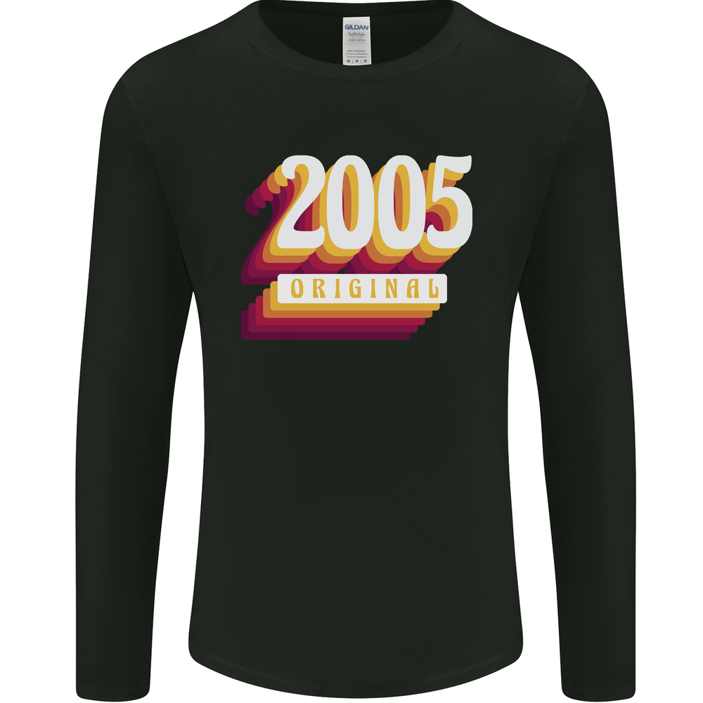 Retro 20th Birthday Original 2005 Mens Long Sleeve T-Shirt