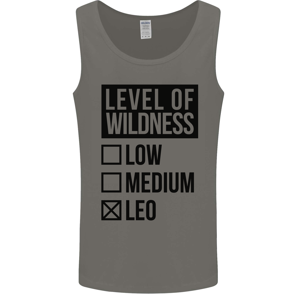 Levels of Wildness Leo Mens Vest Tank Top