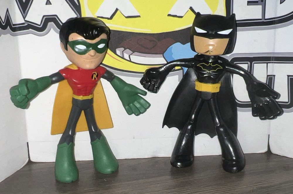 Flextreme Bendable Batman & Robin Action Figure DC Justice League Mattel 2018