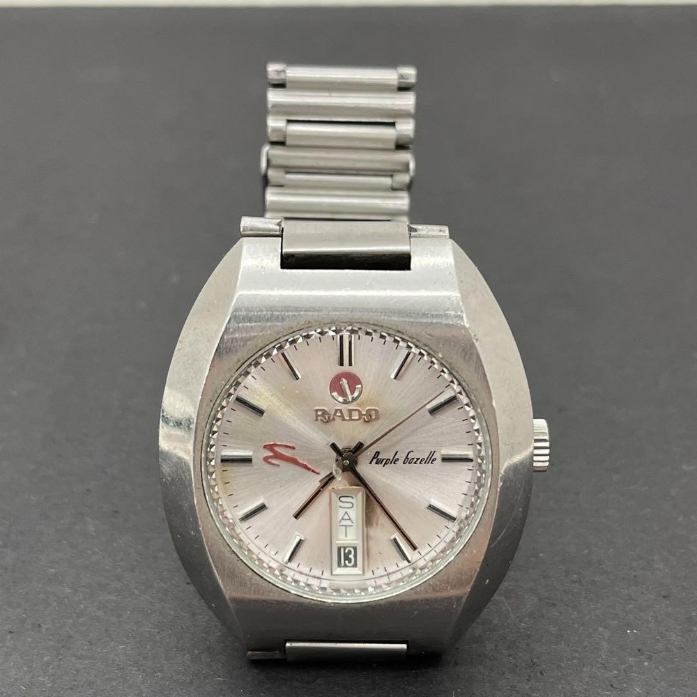 Vintage Rado Purple Gazelle Watch with Appraisal Certificate