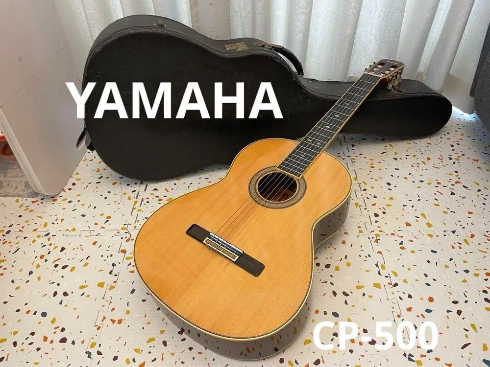 1980s Yamaha CP-500 Vintage Acoustic Dreadnought Guitar with 60s Case