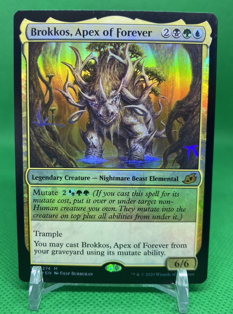 MTG Brokkos, Apex of Forever NM Ikoria: Lair of Behemoths 179/274 Foil Mythic