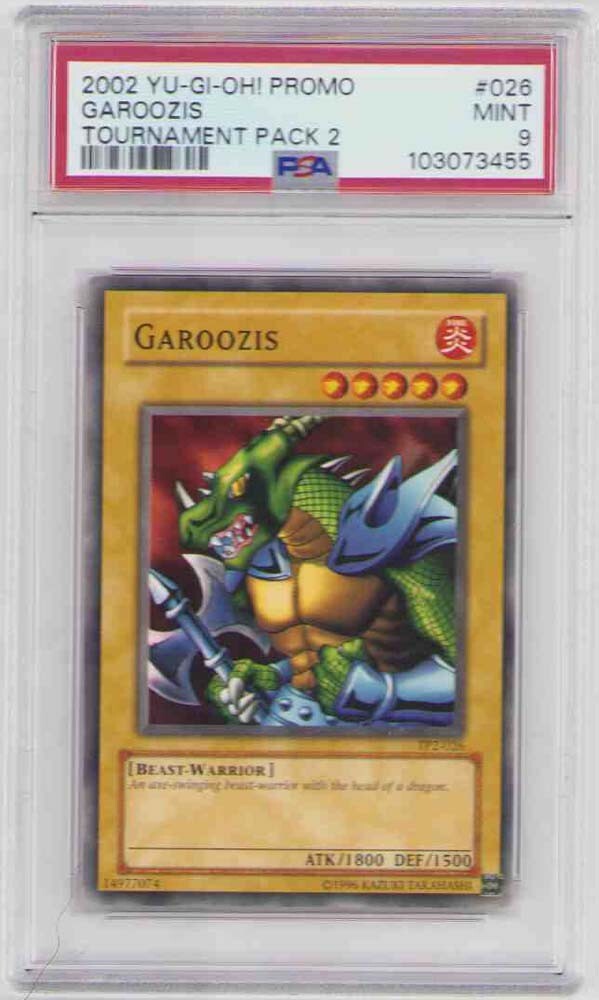 GAROOZIS YuGiOh! Tournament Season 2 TP2-026 Hobby League Rare MINT 9 2002 Card