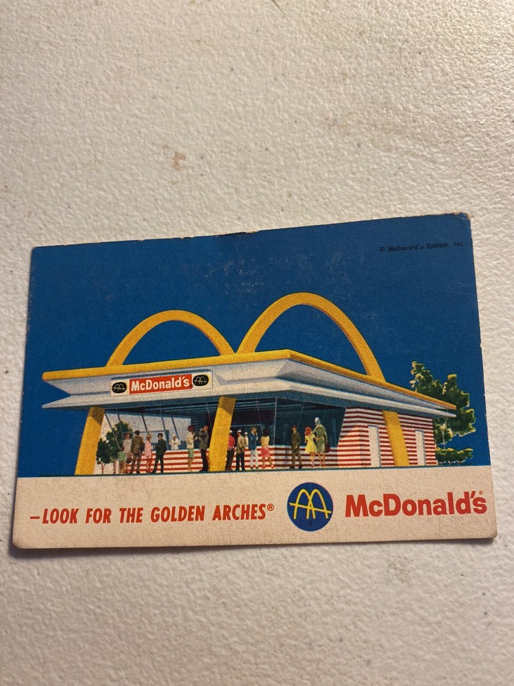 1960s MCDONALDS  FREE HAMBURGER COUPON FOR  OTTUMWA, IOWA LOCATION-image