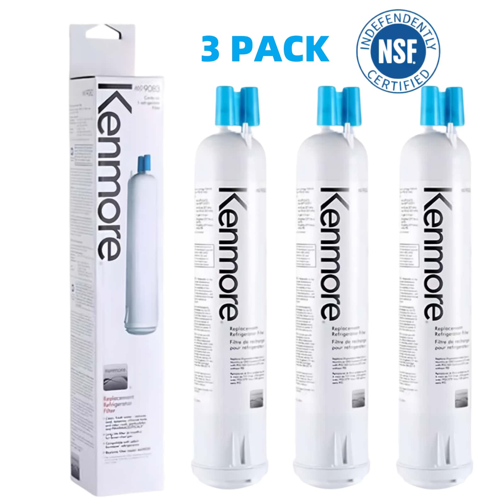 1-3 Pack 4609083 Replacement Refrigerator Water Filter Compatible with Kenmore Models