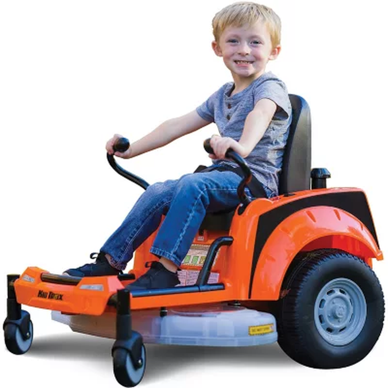 12V Battery-Powered Zero Turn Ride-On Lawn Mower