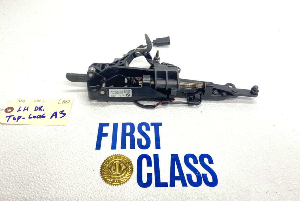 04-10 BMW 645CI 650i E64 Convertible Top Driver Side Latch Lock OEM
