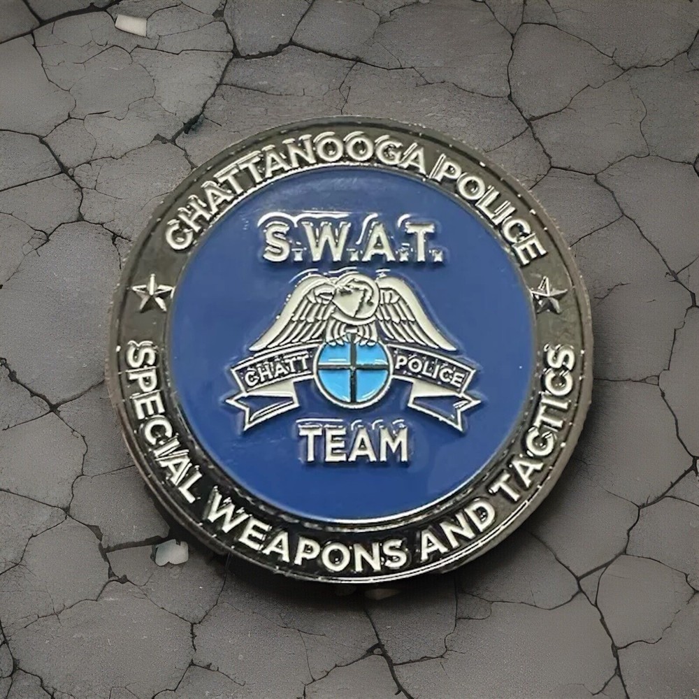 RARE Chattanooga Police SWAT Challenge Coin