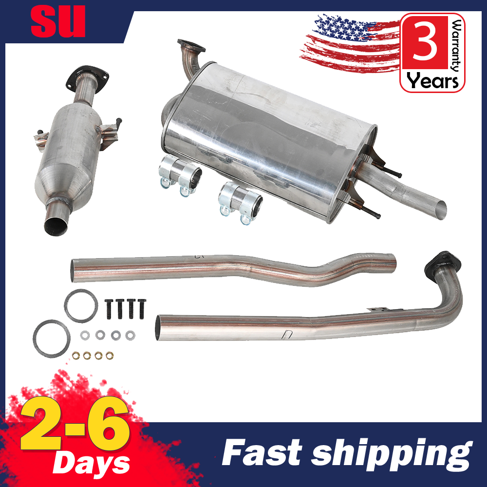 Exhaust Muffler Resonator Pipe System For 2003 2004 2005 2006 Toyota Camry 2.4L