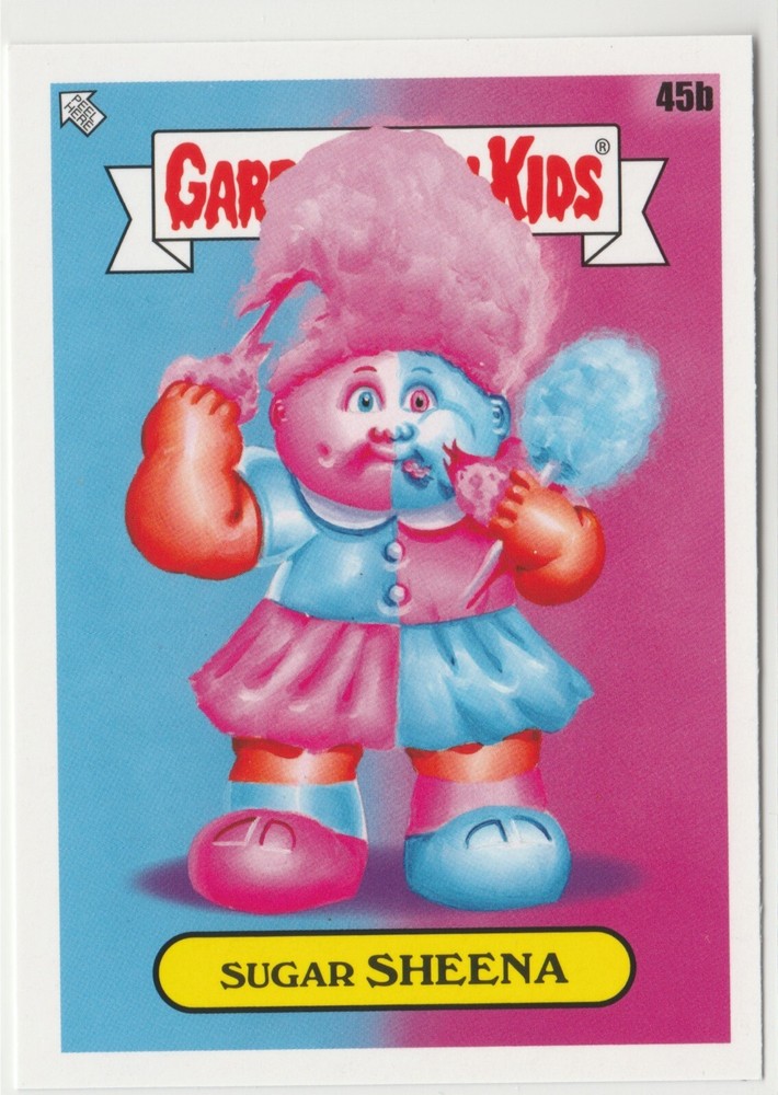 Sugar Sheena #45b Garbage Pail Kids GPK 2021 Food Fight Series Card