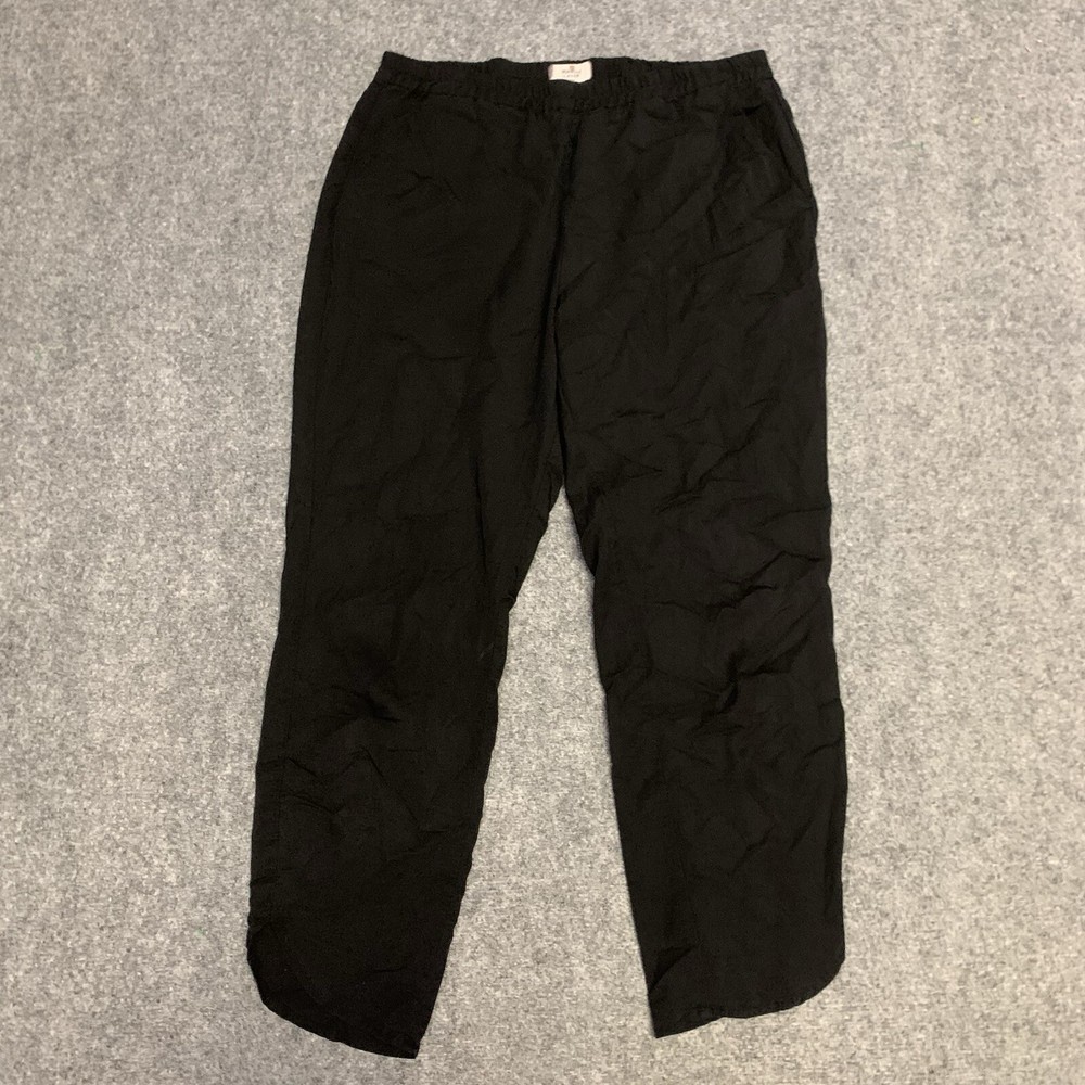Marine Layer Black Pants Womens Large Elastic Waist Pull On