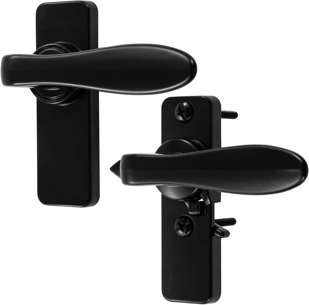 Secure In-Swinging Handle Set for Storm/Screen Doors with Lock