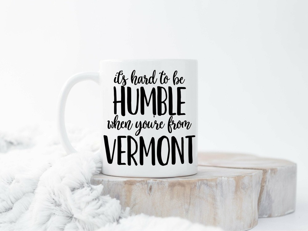 Custom Home State Mug Custom Vermont Mug Personalized Vermont Mugs Custom State