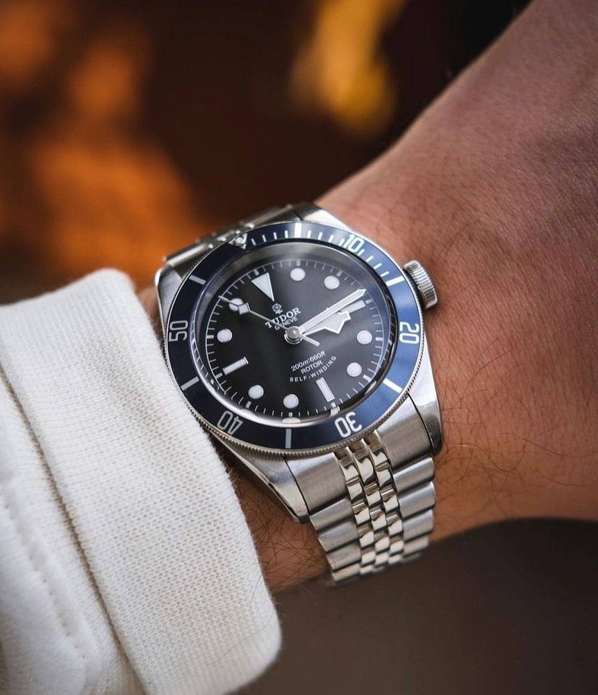 Jubilee Steel Bracelet Strap for Black Bay 22mm Watch Curved End Link Band